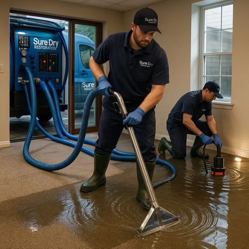 Water Extraction and Removal process in Shackelford County, TX